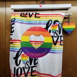 Love is Love blanket plush throw